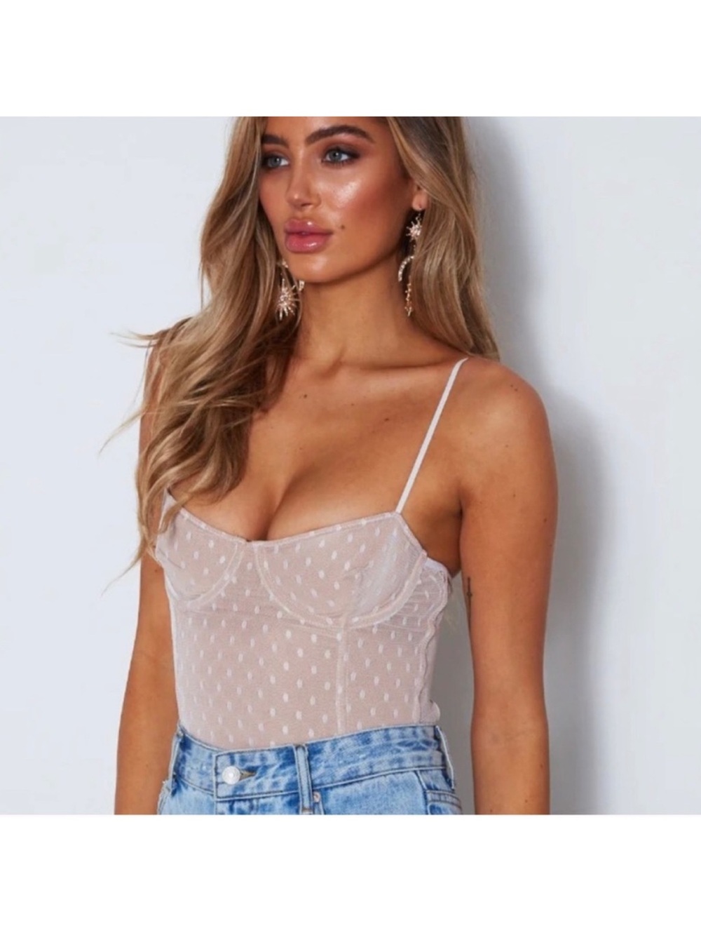White Fox Boutique Bustier Bodysuit